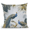 Fantastic Peacock Kings Gold Throw Pillow By Andrea Haase