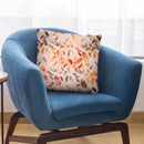 Federn Brown Orange Throw Pillow By Andrea Haase