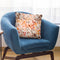 Federn Brown Orange Throw Pillow By Andrea Haase