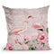Flamingo Paradise Ii Throw Pillow By Andrea Haase