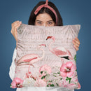 Flamingo Paradise Ii Throw Pillow By Andrea Haase