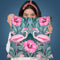 Flamingo Symmetry Throw Pillow By Andrea Haase