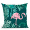 Flamingo Throw Pillow By Andrea Haase