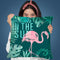 Flamingo Throw Pillow By Andrea Haase