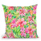 Colorful Flower Throw Pillow By Andrea Haase