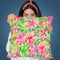 Colorful Flower Throw Pillow By Andrea Haase