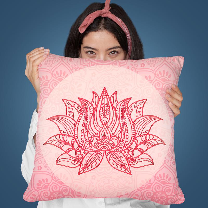 Flower Of Life Throw Pillow By Andrea Haase