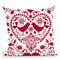 Folk Art Xmas Throw Pillow By Andrea Haase
