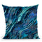 Gemstone Blue Teal Throw Pillow By Andrea Haase