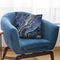 Gemstone Cold Blue Throw Pillow By Andrea Haase