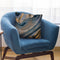 Gemstone Glamour Blue Copper Throw Pillow By Andrea Haase