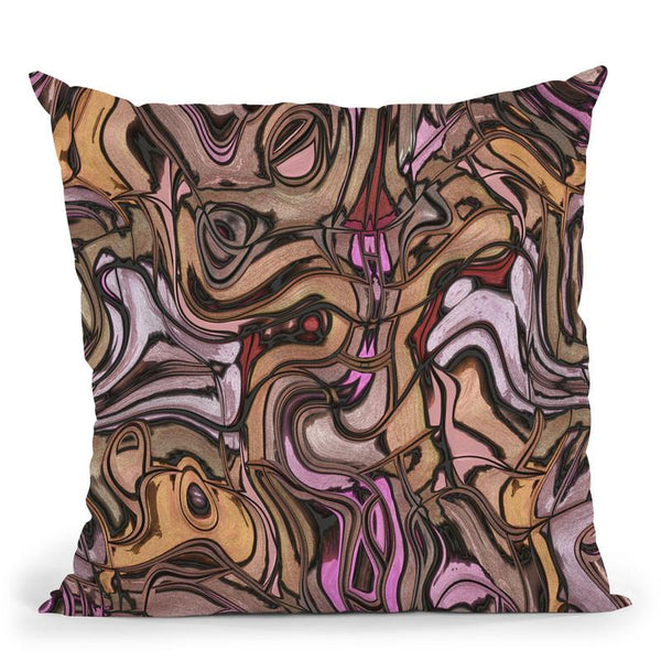 Glamour Color Throw Pillow By Andrea Haase
