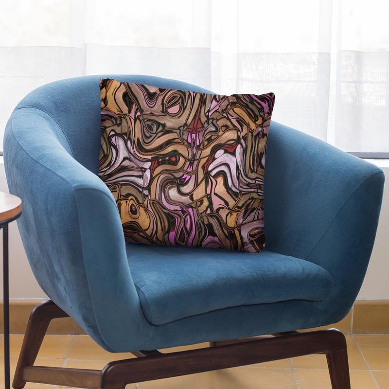 Glamour Color Throw Pillow By Andrea Haase