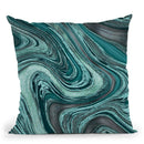 Glamour River Throw Pillow By Andrea Haase