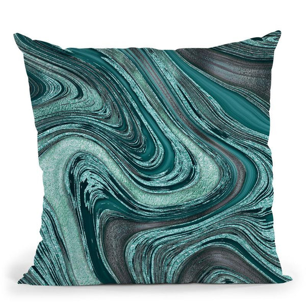 Glamour River Throw Pillow By Andrea Haase