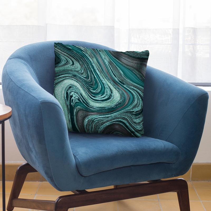 Glamour River Throw Pillow By Andrea Haase