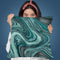 Glamour River Throw Pillow By Andrea Haase
