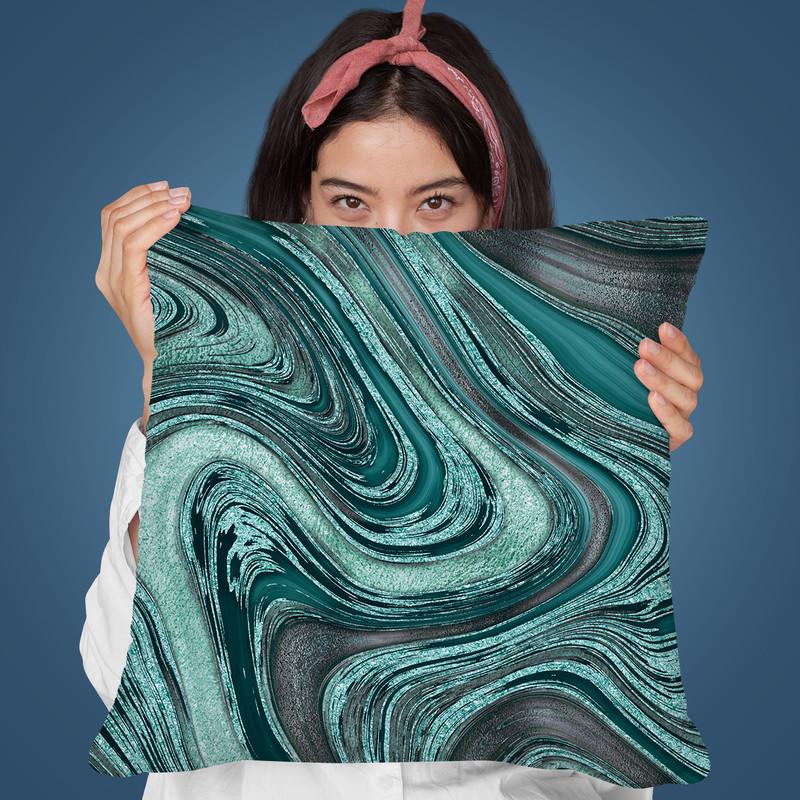 Glamour River Throw Pillow By Andrea Haase