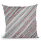 Glamour Stripes Marble Throw Pillow By Andrea Haase