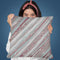 Glamour Stripes Marble Throw Pillow By Andrea Haase