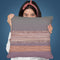 Glamour Stripes Rosegold Purple Throw Pillow By Andrea Haase
