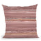 Glamour Stripes Rosegold Throw Pillow By Andrea Haase