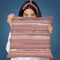 Glamour Stripes Rosegold Throw Pillow By Andrea Haase
