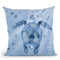 Glamour Turtle Blue Throw Pillow By Andrea Haase