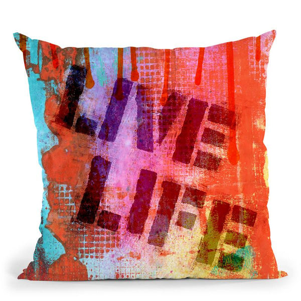 Grafitti Art Throw Pillow By Andrea Haase