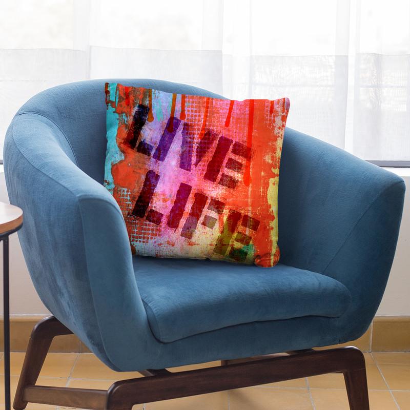 Grafitti Art Throw Pillow By Andrea Haase