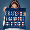 Greateful Thankful Blessed Throw Pillow By Andrea Haase