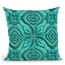 Green Metallic Throw Pillow By Andrea Haase