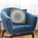 Grey Mandala Throw Pillow By Andrea Haase