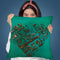 Grunge Heart Throw Pillow By Andrea Haase