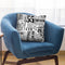 Grunge Text White Throw Pillow By Andrea Haase