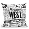 Grunge Typo Throw Pillow By Andrea Haase