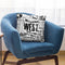 Grunge Typo Throw Pillow By Andrea Haase