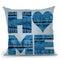 Home Denim Throw Pillow By Andrea Haase