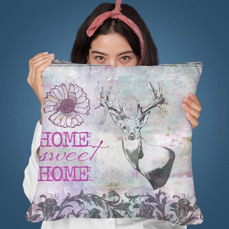 Home Sweet Home I Throw Pillow By Andrea Haase
