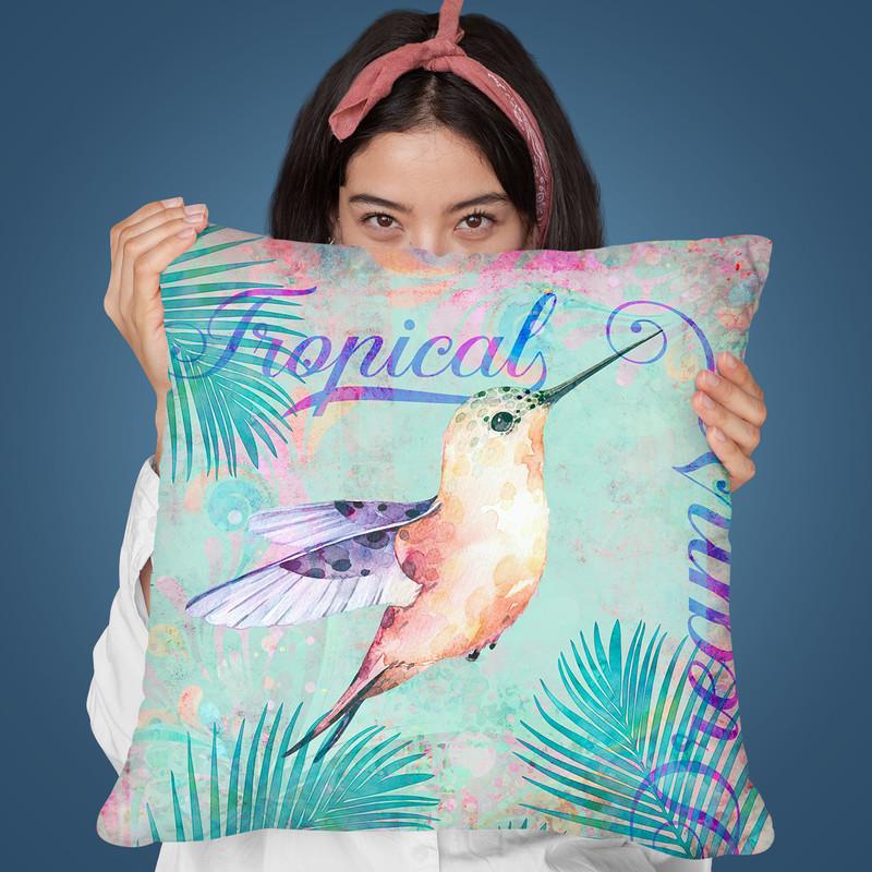 Hummingbird Throw Pillow By Andrea Haase