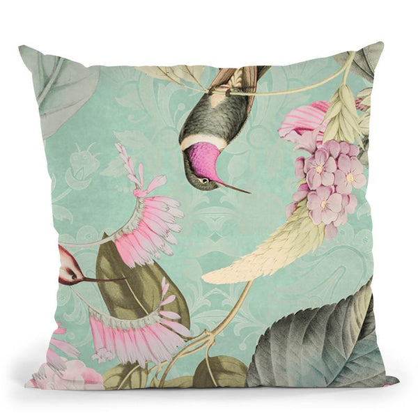 Im Paradies Hummingbird Viiii Throw Pillow By Andrea Haase