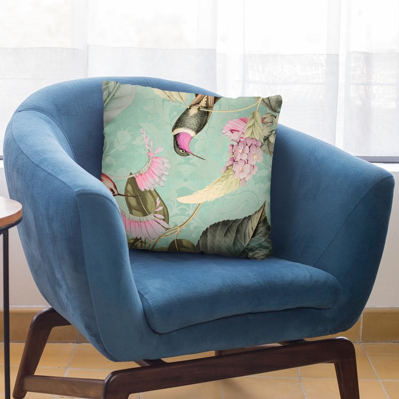 Im Paradies Hummingbird Viiii Throw Pillow By Andrea Haase