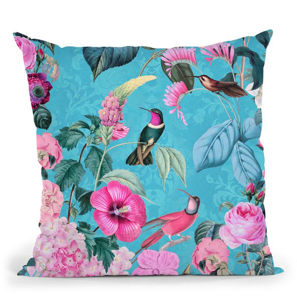 Im Paradies Hummingbird Throw Pillow By Andrea Haase