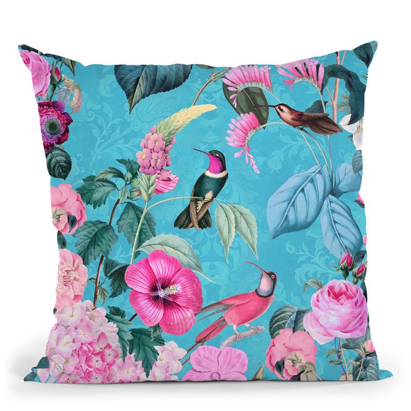 Im Paradies Hummingbird Throw Pillow By Andrea Haase