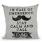 In Case Of Emergency Throw Pillow By Andrea Haase