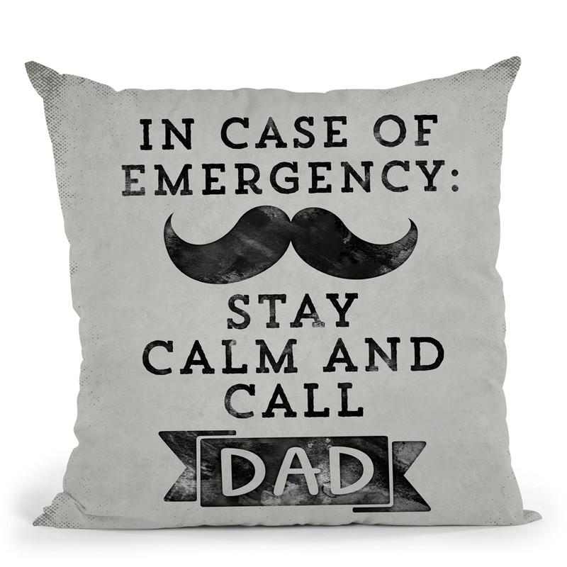 In Case Of Emergency Throw Pillow By Andrea Haase