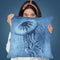 Jellyfish Blue Throw Pillow By Andrea Haase