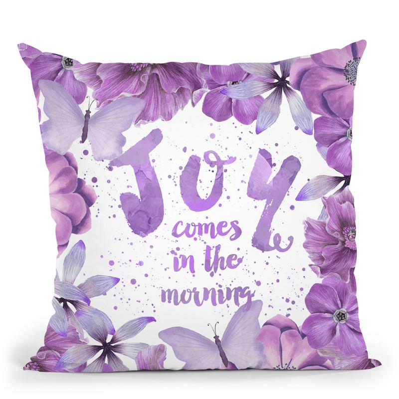 Joy In The Morning Throw Pillow By Andrea Haase