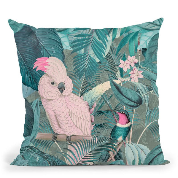 Jungle Friends I Throw Pillow By Andrea Haase