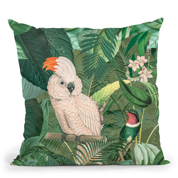 Jungle Friends Throw Pillow By Andrea Haase